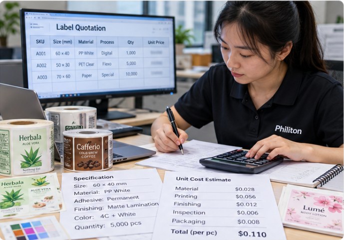 Label Cost Estimator