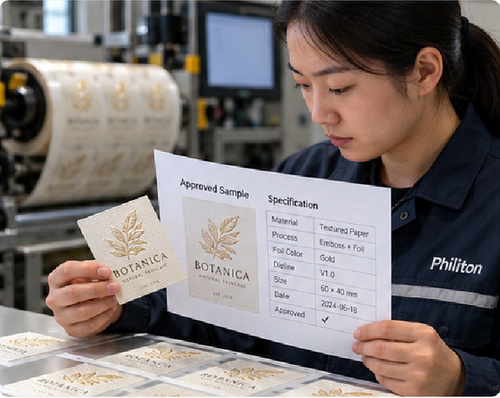 Use an Approved Sample as the Production Reference