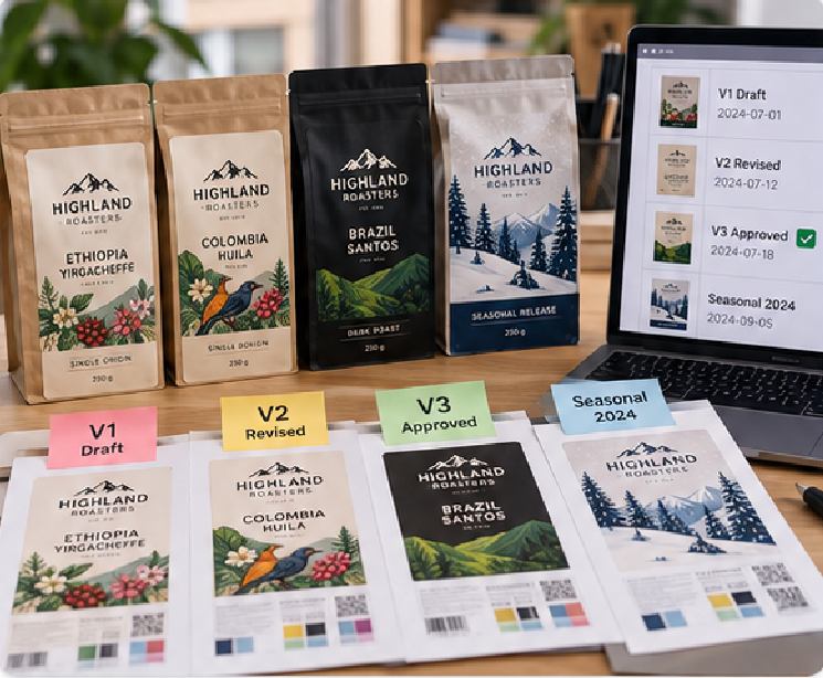 Revision Control for Origins, Roasts, Languages and Seasonal Releases