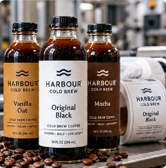 Australia Cold Brew Brand - 30,000 Bottle Labels