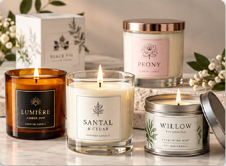 Custom Candle Labels Manufacturer