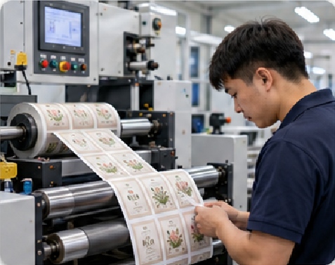 Printing and Finishing Follow Controlled Process Steps