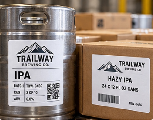 Keg and Secondary Labels