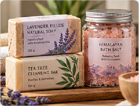Soap & Bath Salt Labels