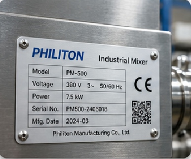 Equipment Identification Labels