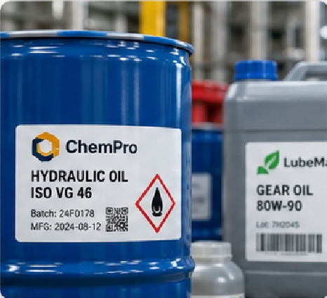 Chemical And Lubricant Labels
