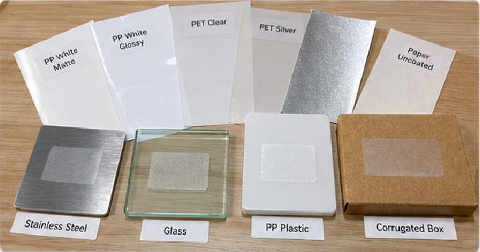 Material And Adhesive Swatches