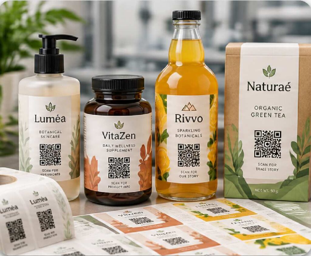 Add QR Codes to Product Labels
