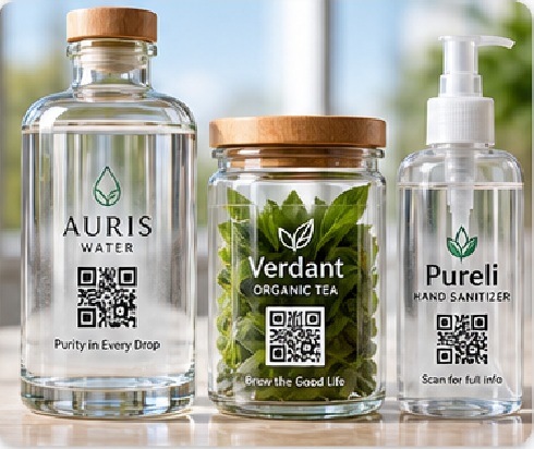 Clear QR Labels