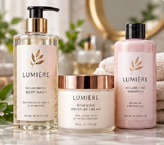 U.S. Cosmetics - 10,000-50,000 BOPP Labels